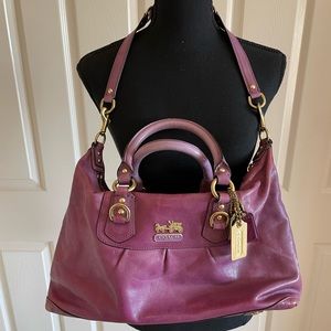 Coach Purple with Handle purse